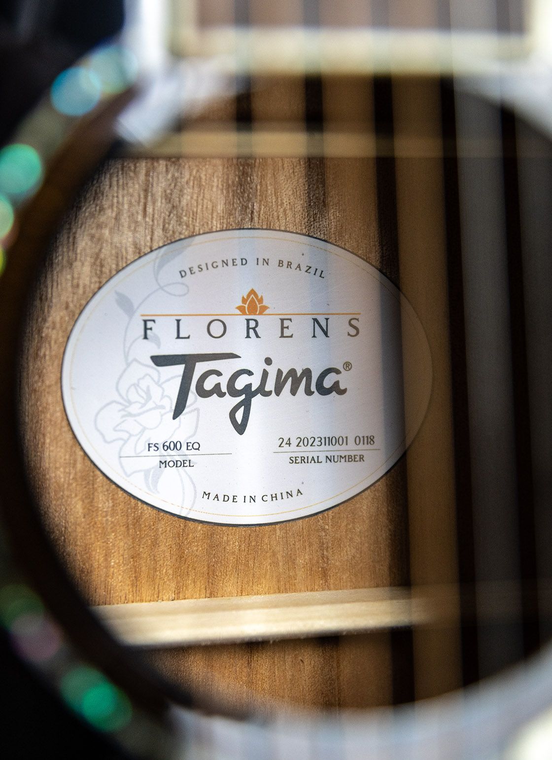 Acoustic Electric Guitar Tagima Florens FS-600 Jumbo