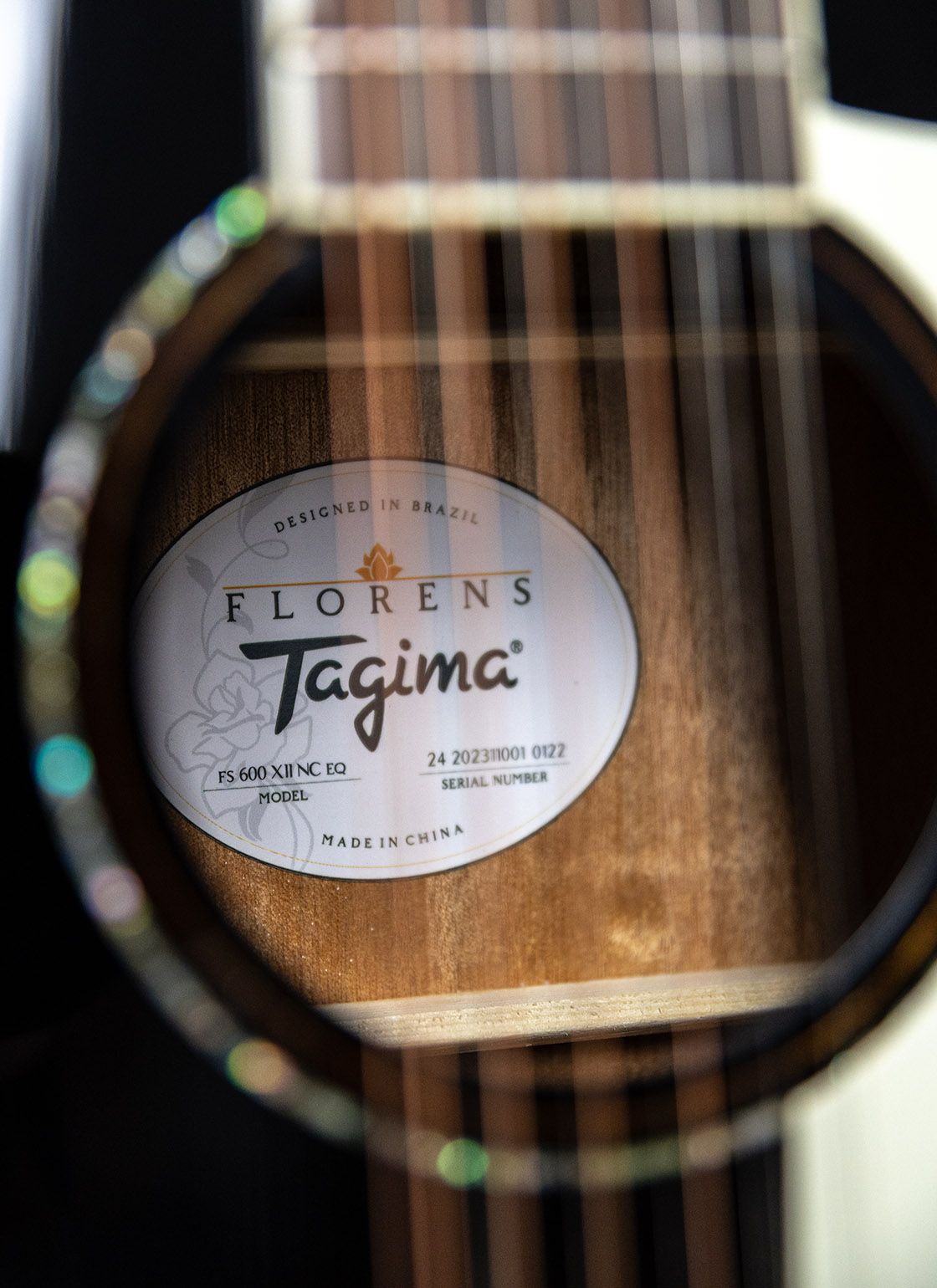 Acoustic Electric Guitar Tagima Florens FS-600 XII 12-String Jumbo