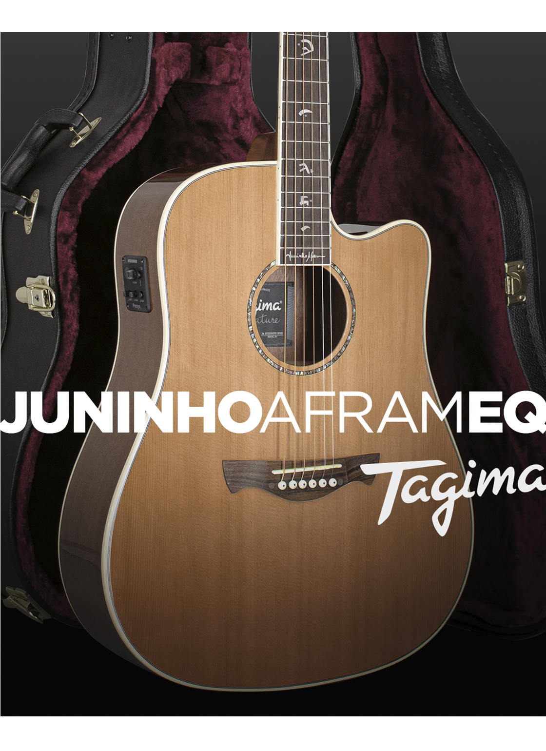 Acoustic Electric Guitar Tagima Juninho Afram EQ Signature